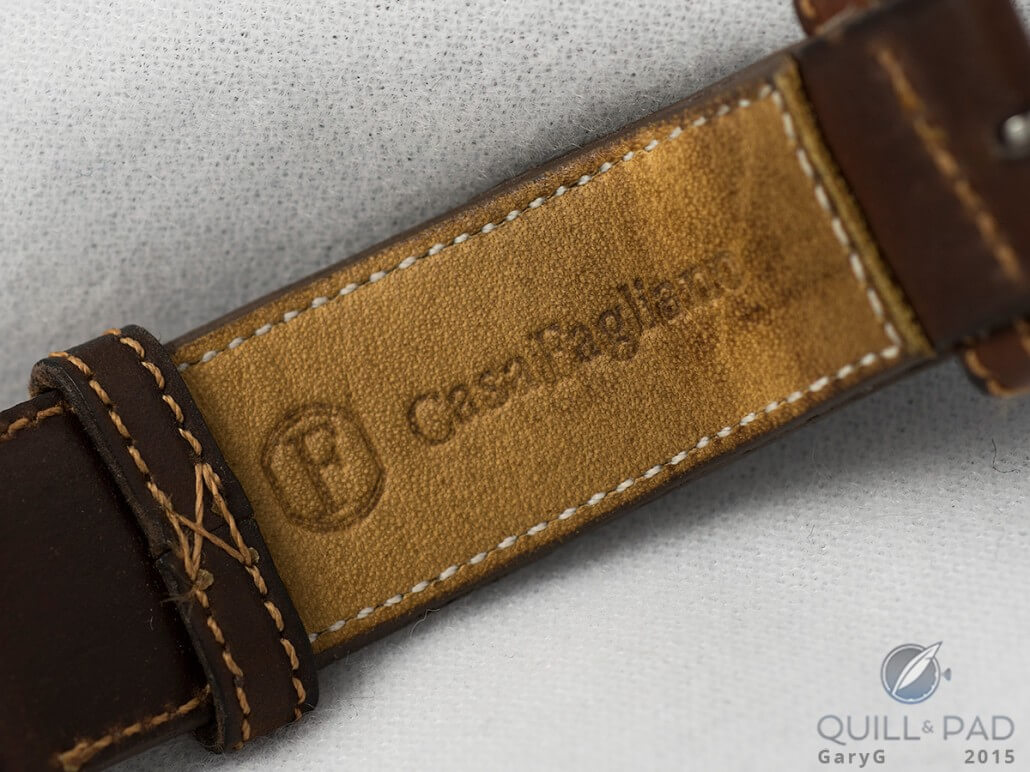 Casa Fagliano strap on the Jaeger-LeCoultre Tribute to Reverso U.S. limited production version